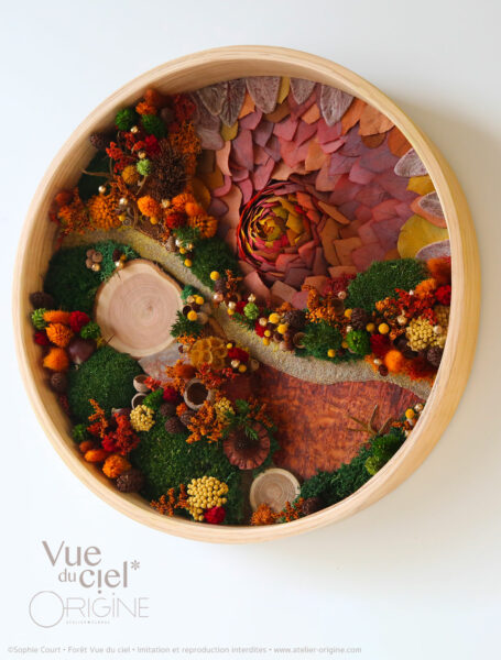 tableau-végétal-foret-vue-du-ciel-et-eruption-origine-atelier-floral-sophie-court