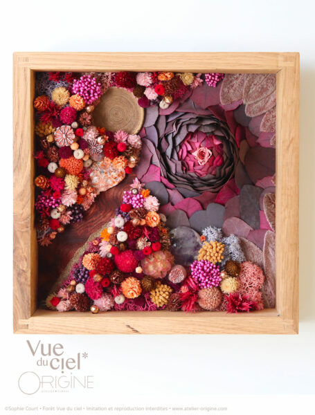 tableau-végétal-foret-vue-du-ciel-et-eruption-origine-atelier-floral-sophie-court