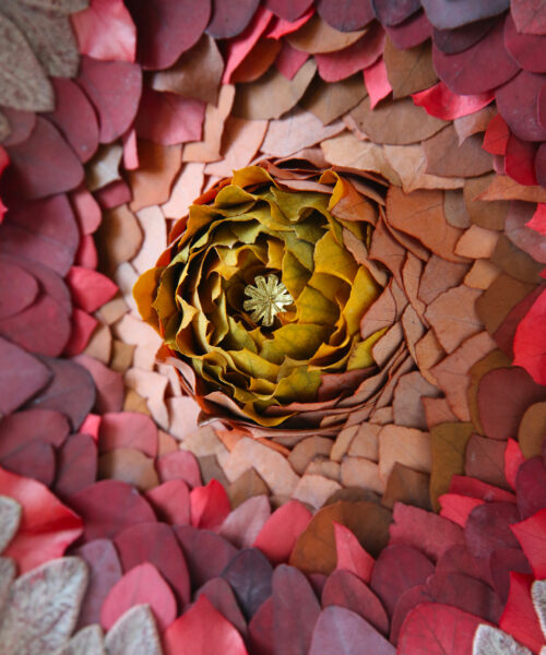 Tableau-végétal-feuilles-stabilisées-origine-atelier-floral-eruption-sophie-court