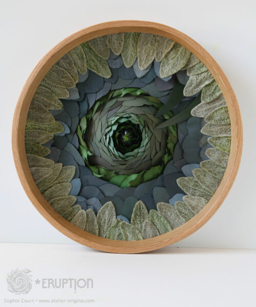 Tableau-végétal-feuilles-stabilisées-origine-atelier-floral-eruption-sophie-court