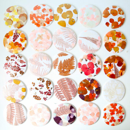 Magnet végétal & sa pochette jute