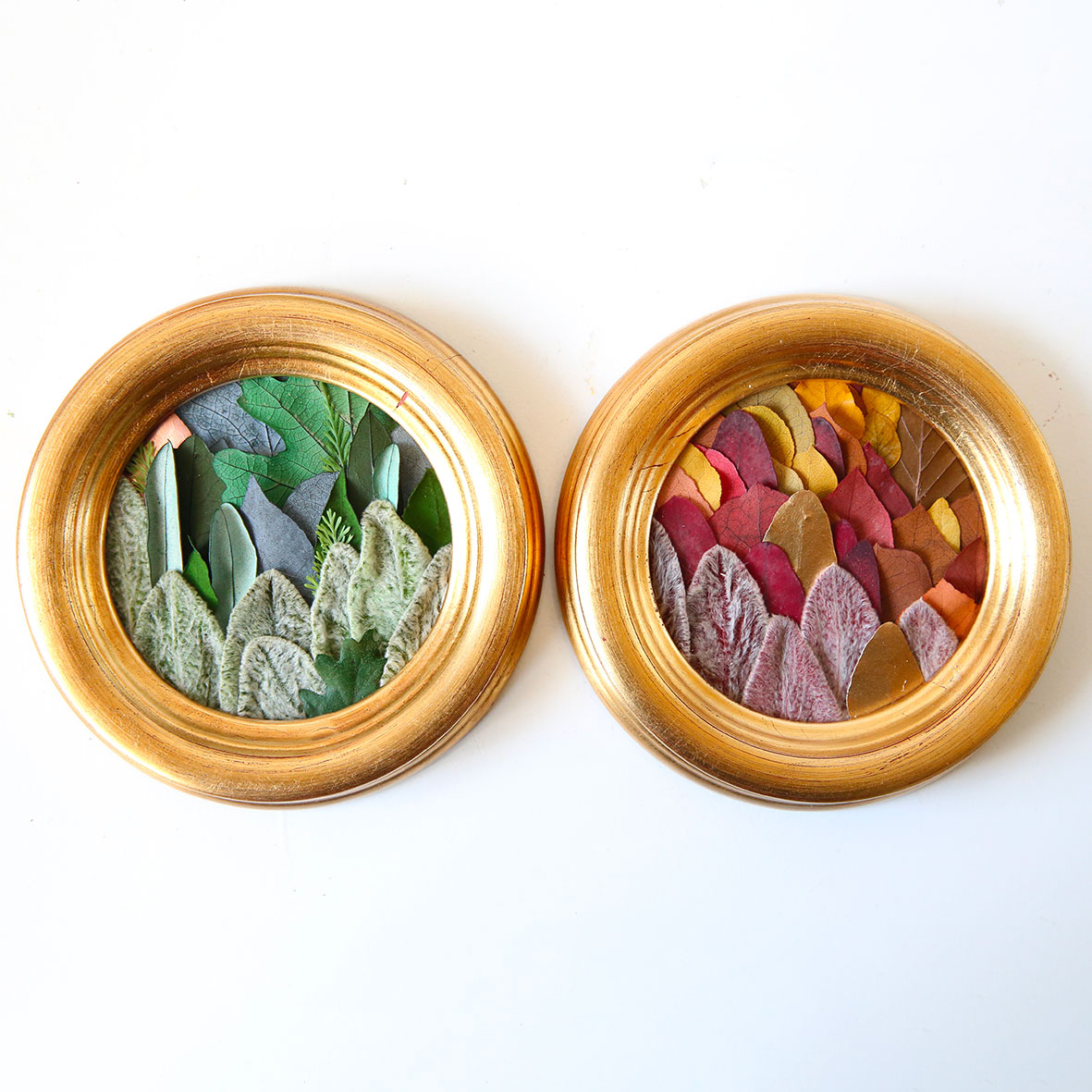 LEAF FOREST • Collection OR • Cadre ancien DUO Mini B