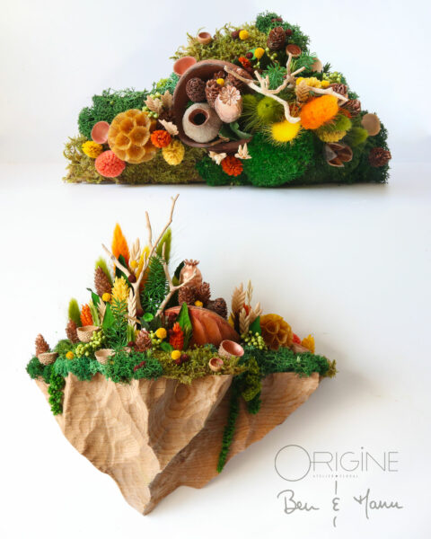 ben&manu origine atelier floral ile suspendue