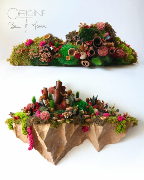 ben&manu origine atelier floral ile suspendue